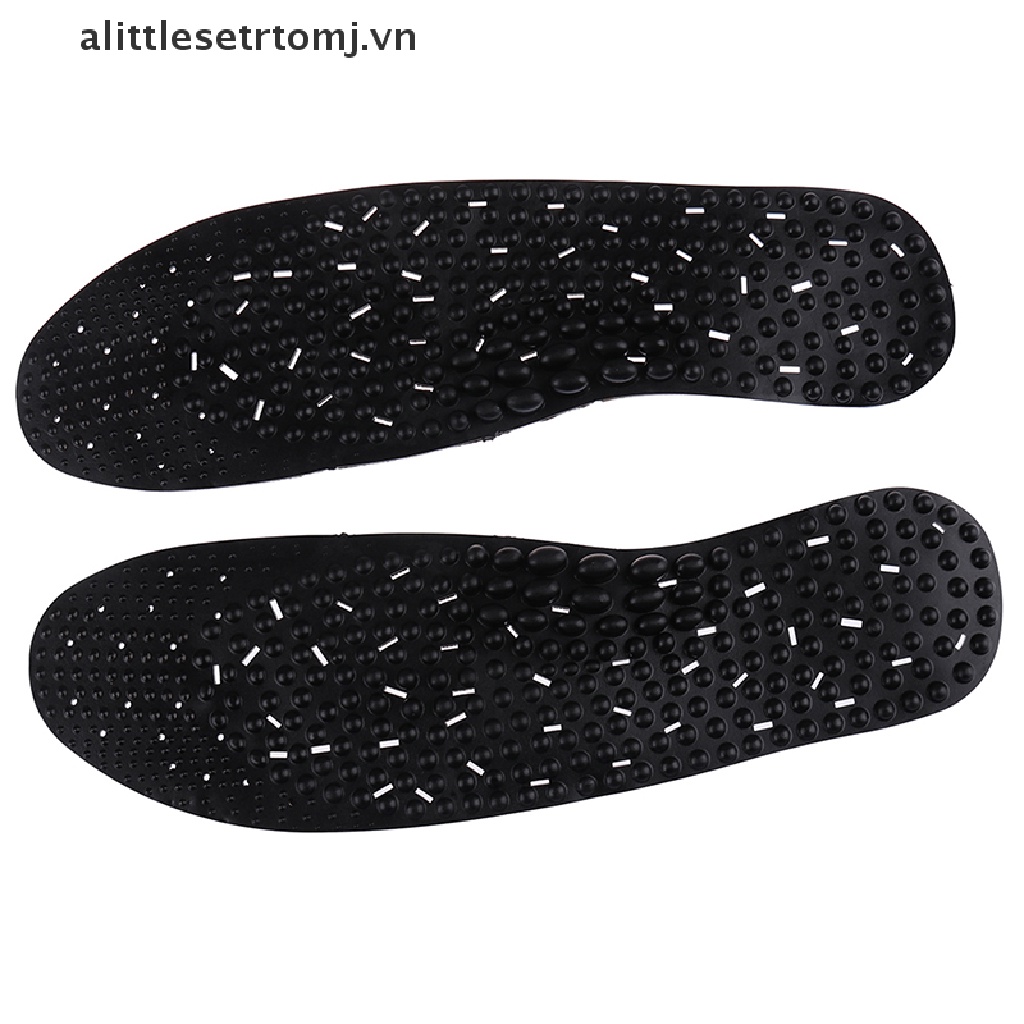 1 Cặp Đế Lót Giày Mát Xa Chân Bấm Huyệt Ion Âm Thoáng Khí