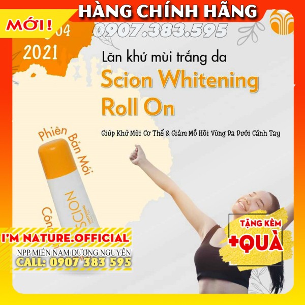 Lăn Nách Scion Chính Hãng - Khử Mùi Hôi Nách Lâu Năm Hiệu Quả