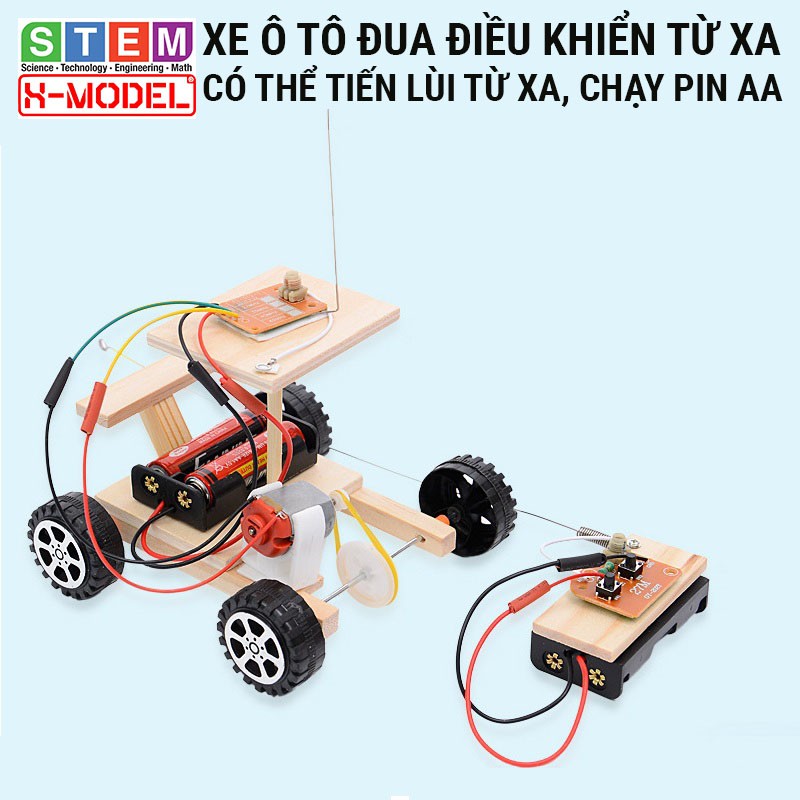 Đồ chơi lắp ráp cho bé Xe đua điều khiển từ xa X-MODEL ST64, Đồ chơi sáng tạo STEM [Giáo dục STEM, STEAM]