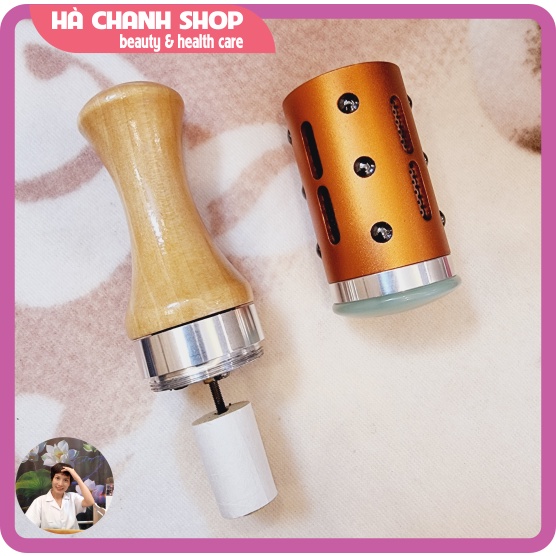 Con Lăn Xông Ngải Cứu Gua Sha Massage Mặt Ngải Cứu Chăm Sóc Da Săn Chắc Chống Lão Hóa Da