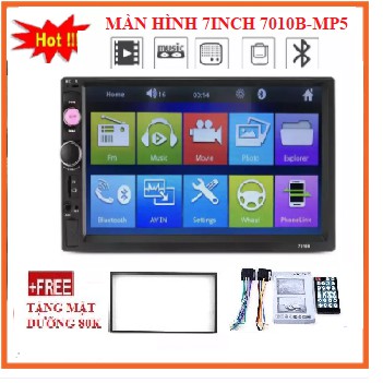 Màn hình cảm ứng ô tô 7 '' Xe hơi Bluetooth MP5 Máy nghe nhạc FM Android,IOS MirrorLink TẶNG MẶT DƯỠNG