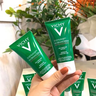 Gel Rửa Mặt Da Dầu Mụn Vichy Normaderm Phytosolution (50ml)