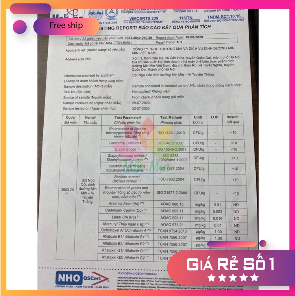 Ngũ Cốc Lợi Sữa-Ngũ Cốc Lợi Sữa Min Min (1kg), Mẫu mới 29 loại Hạt, Bột Ngũ Cốc Min Min, dành cho mẹ bầu và mẹ nuôi con