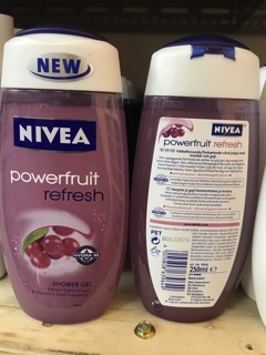 Sữa tắm Nivea 250ml Đức các màu