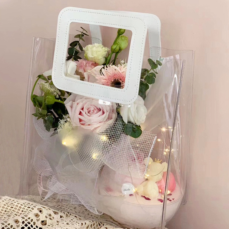 Seng Phụ Kiện Túi Mua Sắm Hàng Ngày Mật Độ Cao Tay Cầm Màu Trắng Mềm Mại S