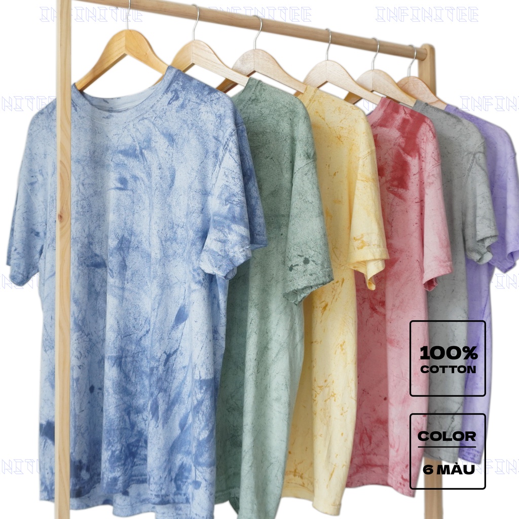 Áo thun Loang Tie-dye US Comfort Colors 1745, 100% US Cotton, Form rộng UNISEX
