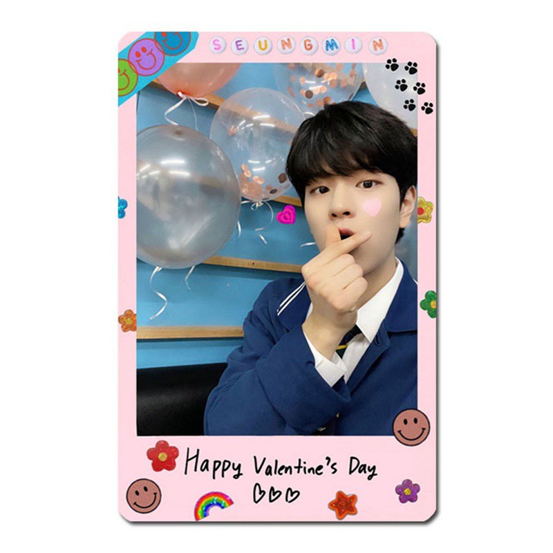 Set 8 tấm thẻ hình lomo nhóm nhạc Stray Kids