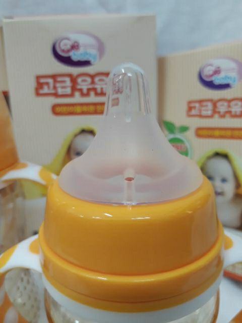 180ml - Bình sữa CỔ RỘNG PPSU cao cấp GB BABY có tay cầm và van chống sặc (Công nghệ Hàn Quốc)