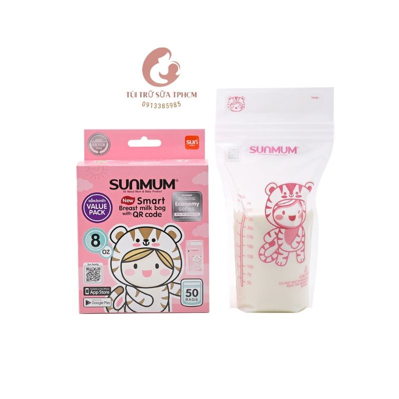 Túi trữ sữa Sunmum 250ml