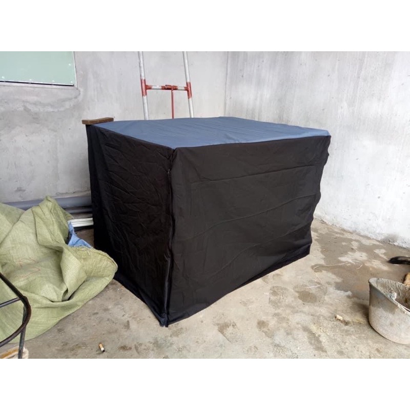 Áo lồng Vuông chống mưa chống muỗi cho Gà có Khoá kéo