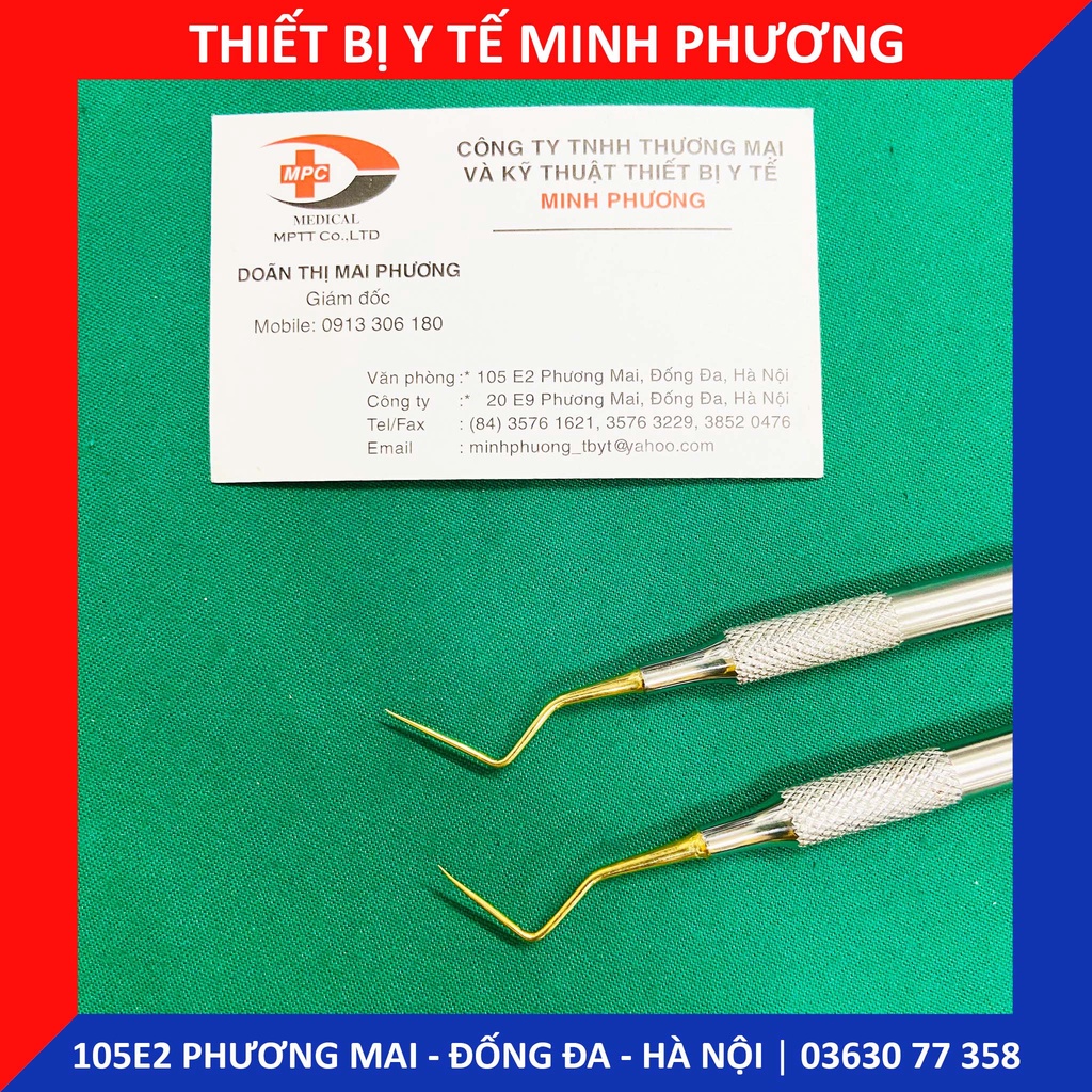 Cây nhấn mí (thám trâm) chuôi vàng công nghệ Đức
