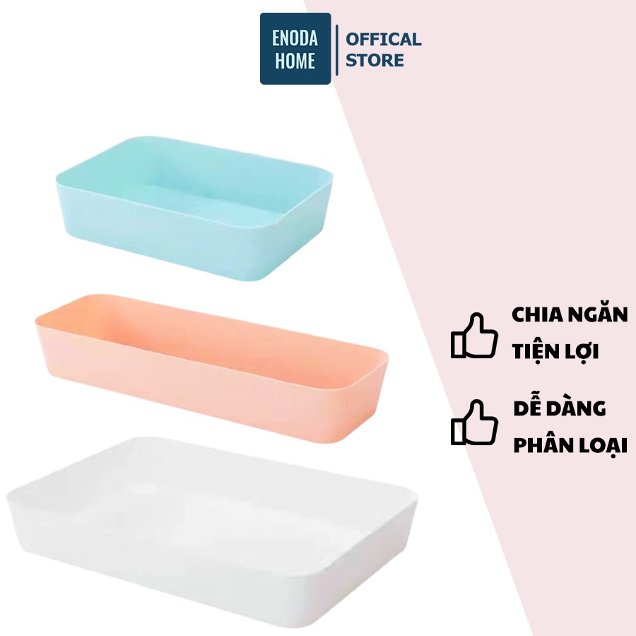 Khay Chia Ngăn Kéo Để Bàn Enoda Home Nhiều Màu Bằng Nhựa P002