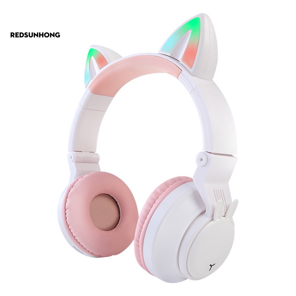 Tai Nghe RSH.z PT02 Kết Nối Bluetooth 5.0 Không Dây Âm Thanh HiFi Hình Tai Mèo