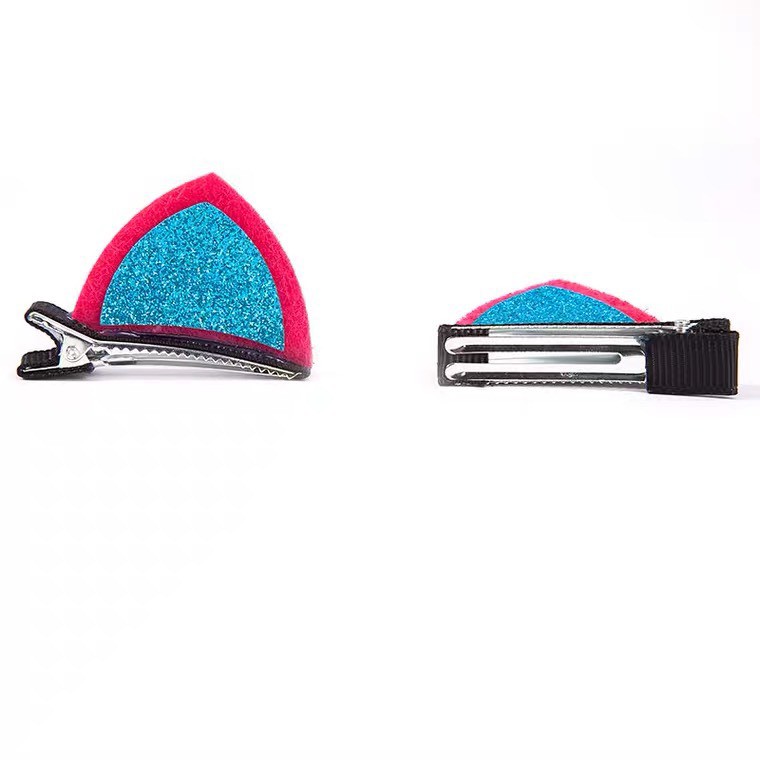 Kẹp Tóc Tai Mèo Kim Sa Dễ Thương Cho Bé