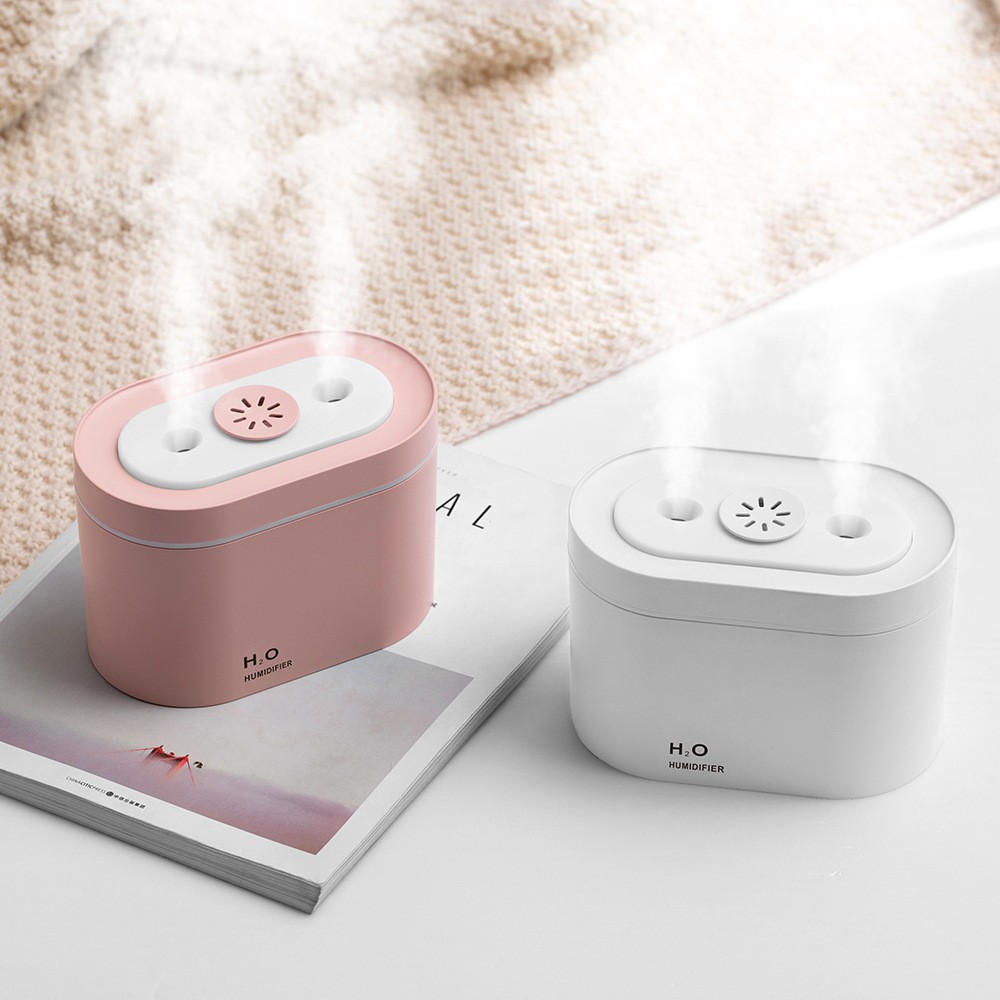 Máy phun sương làm ẩm không khí hai lỗ Fnelse thuận tiện 800ML