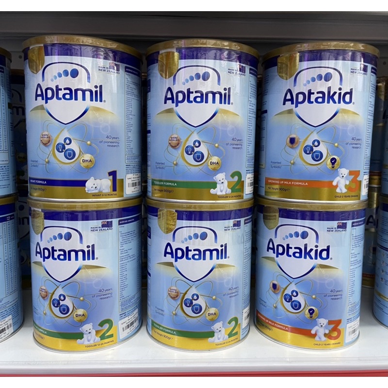 Sữa Aptamil New Zealand 1,2,3