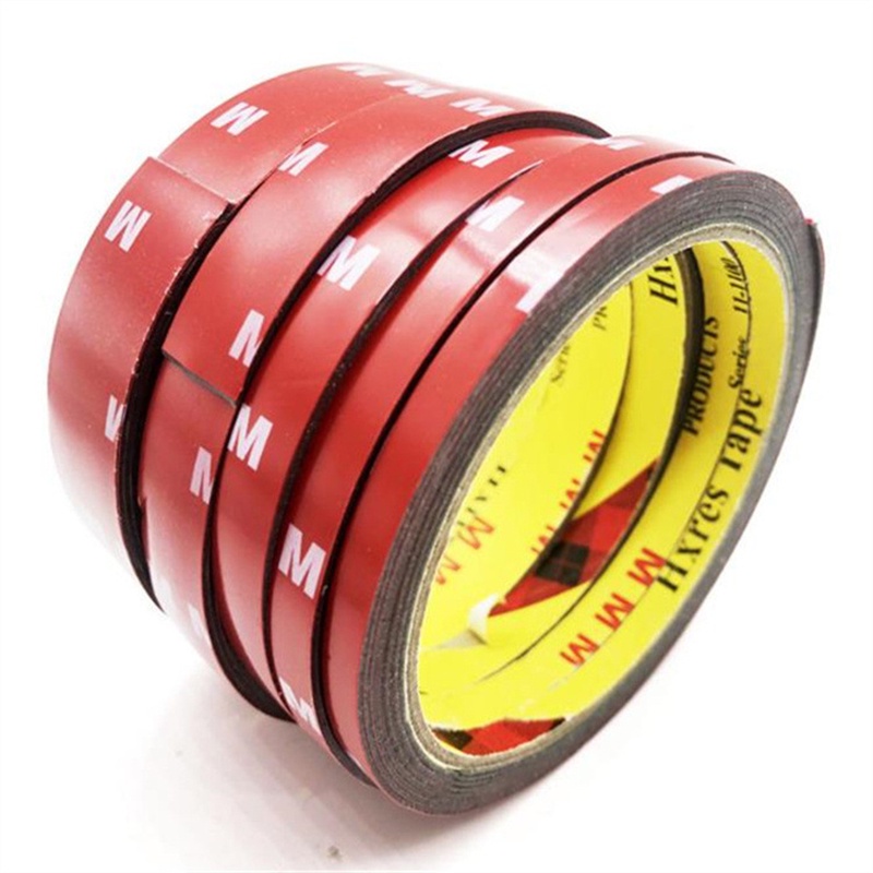 Cuộn băng keo xốp hai mặt siêu dính nhiều kích thước và đẹp mắt cho xe hơi 6/8/10/12/15/20MM JP2