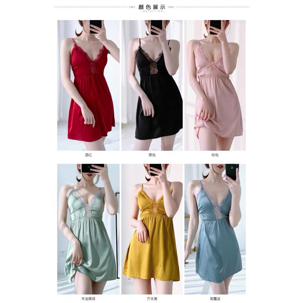 Váy ngủ ren V ngực CỰC XINH kiểu dáng mới lạ - Hàng xịn, giá tốt | BigBuy360 - bigbuy360.vn