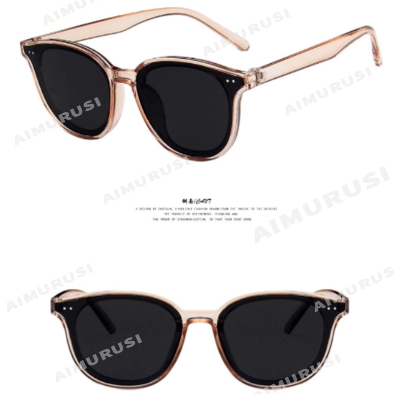 Kính mát gọng oval phong cách Hàn Quốc Ulzzang thời trang cho nam nữ