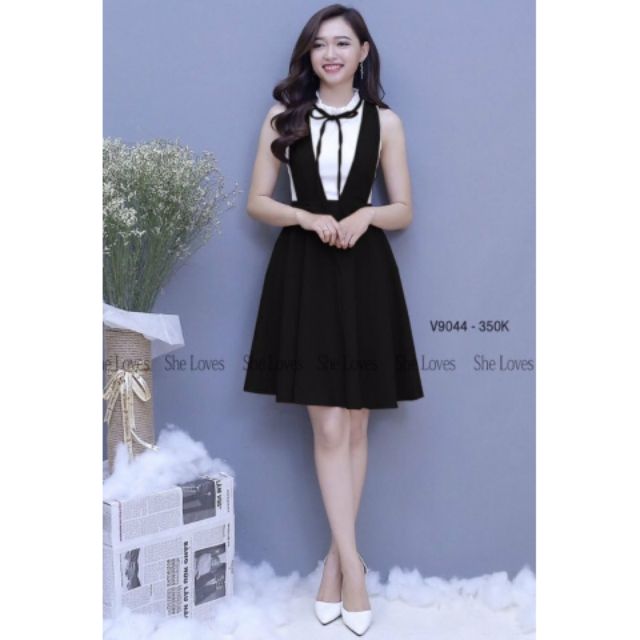 Set yếm xòe áo sn