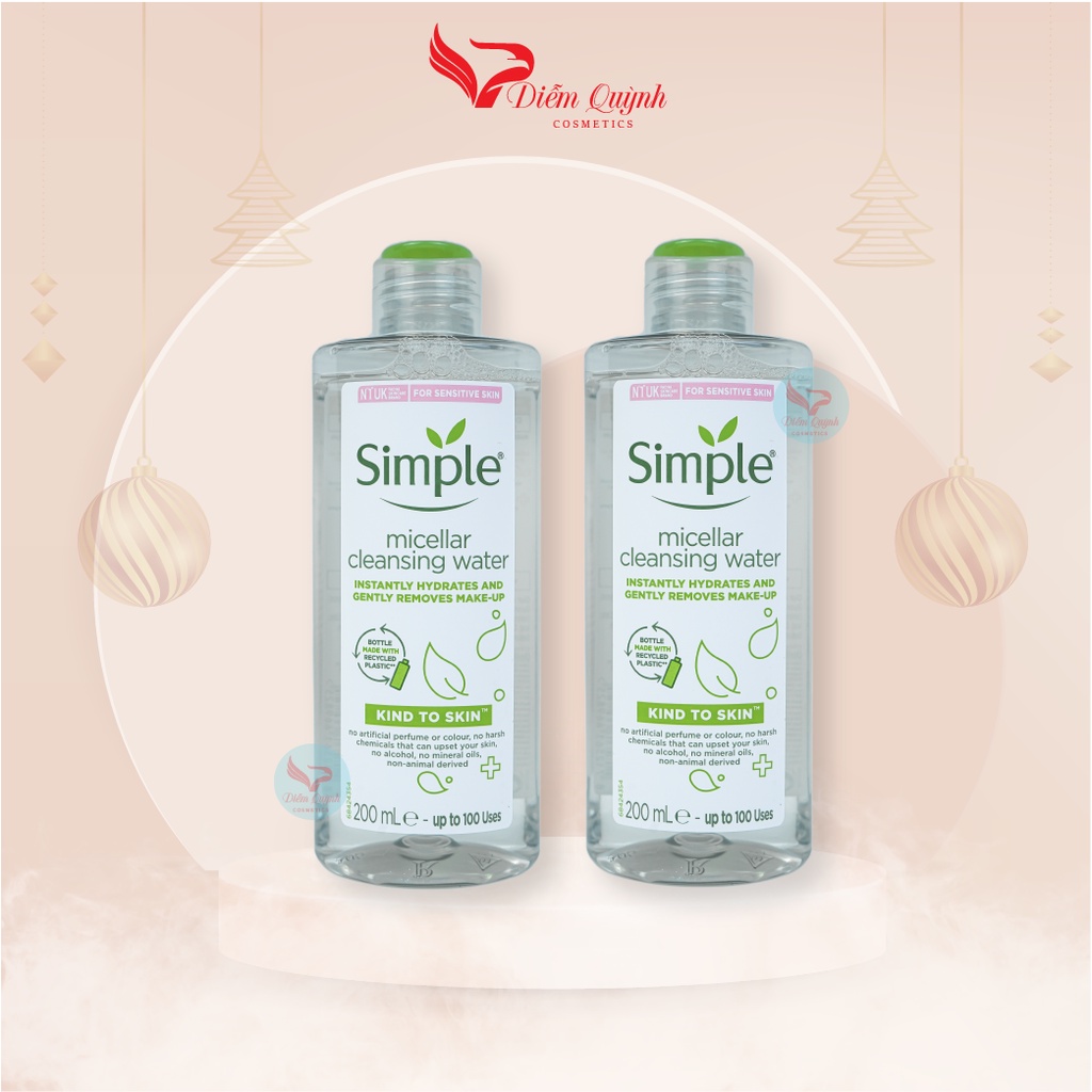 Nước Tẩy Trang Simple Micellar Cleansing Water 200ml | BigBuy360 - bigbuy360.vn