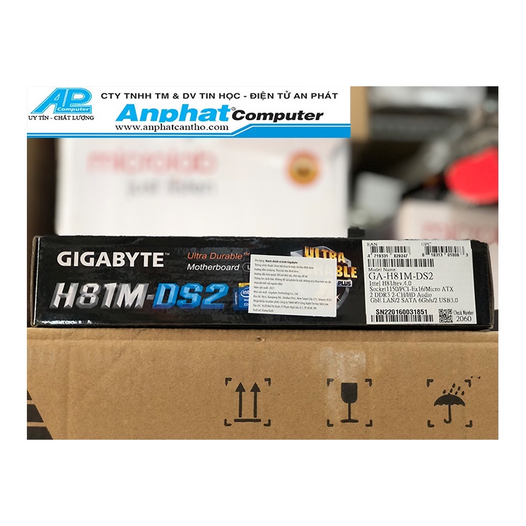 Bo mạch chủ Main Gigabyte H81M-DS2 - Hàng Chính Hãng Viễn Sơn - Bảo hành 36 tháng