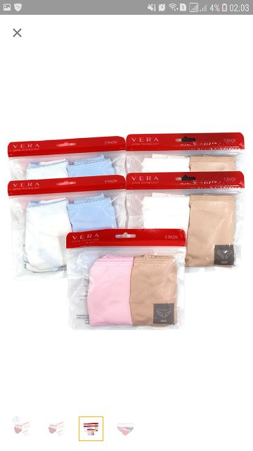 2 quần lót nữ vera bikini 6323- size LL chính hãng (có video) | BigBuy360 - bigbuy360.vn