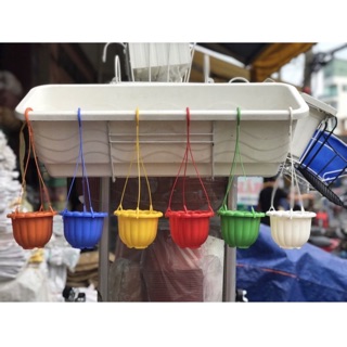 Chậu nhựa bí treo size nhỏ 11x8cm