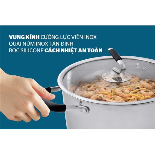 Bộ nồi inox 5 đáy SUNHOUSE SH891 - Hàng chính hãng