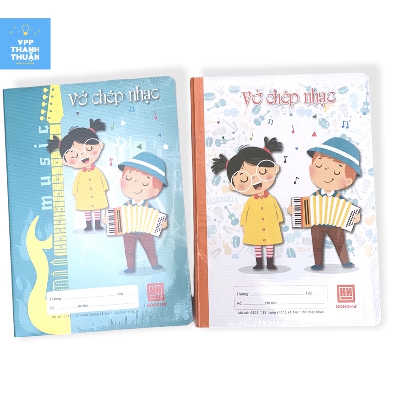 Combo vở chép nhạc School Hồng Hà 0503 (10 quyển)