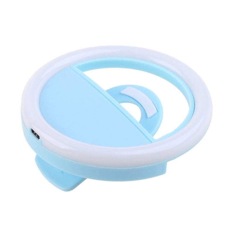 Vòng Đèn LED USB Mini Có Thể Điều Chỉnh Độ Sáng Kèm Kẹp Gắn Dùng Quay Video/Phát Trực Tuyến