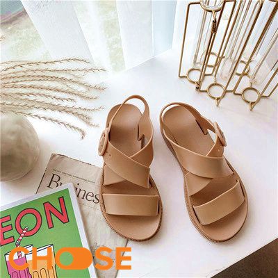 Giày Nữ GIÁ RẺ Sandal CHỐNG NƯỚC Cao Su Quai Chéo | BigBuy360 - bigbuy360.vn