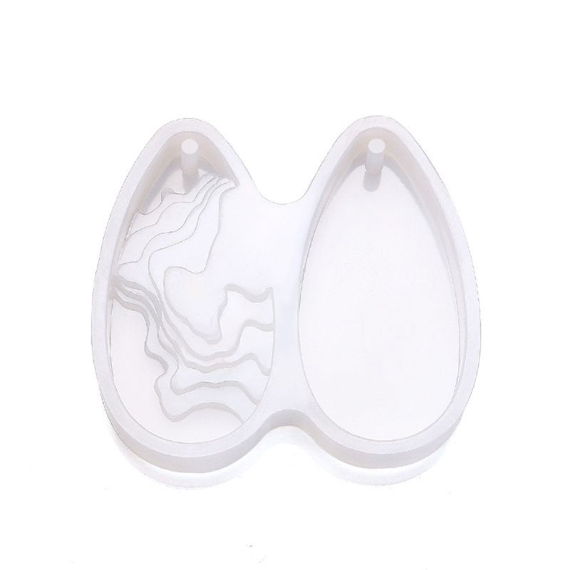 Khuôn Silicone Làm Mặt Dây Chuyền / Móc Khóa Hình Hòn Đảo Đại Dương Sáng Bóng DIY