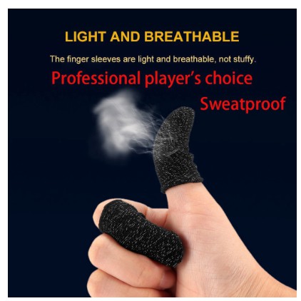 1 Cặp găng bọc ngón tay (2 chiếc) chống mồ hôi chơi game điện thoại tiện dụng | BigBuy360 - bigbuy360.vn