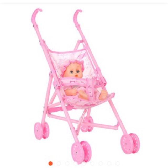 Đồ chơi búp bê xe đẩy cho bé