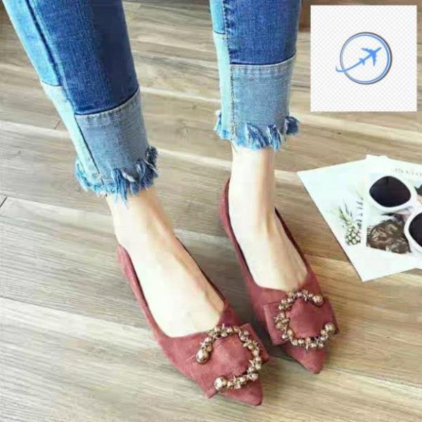 Giày big size đế bệt mũi nhọn 35_44 /