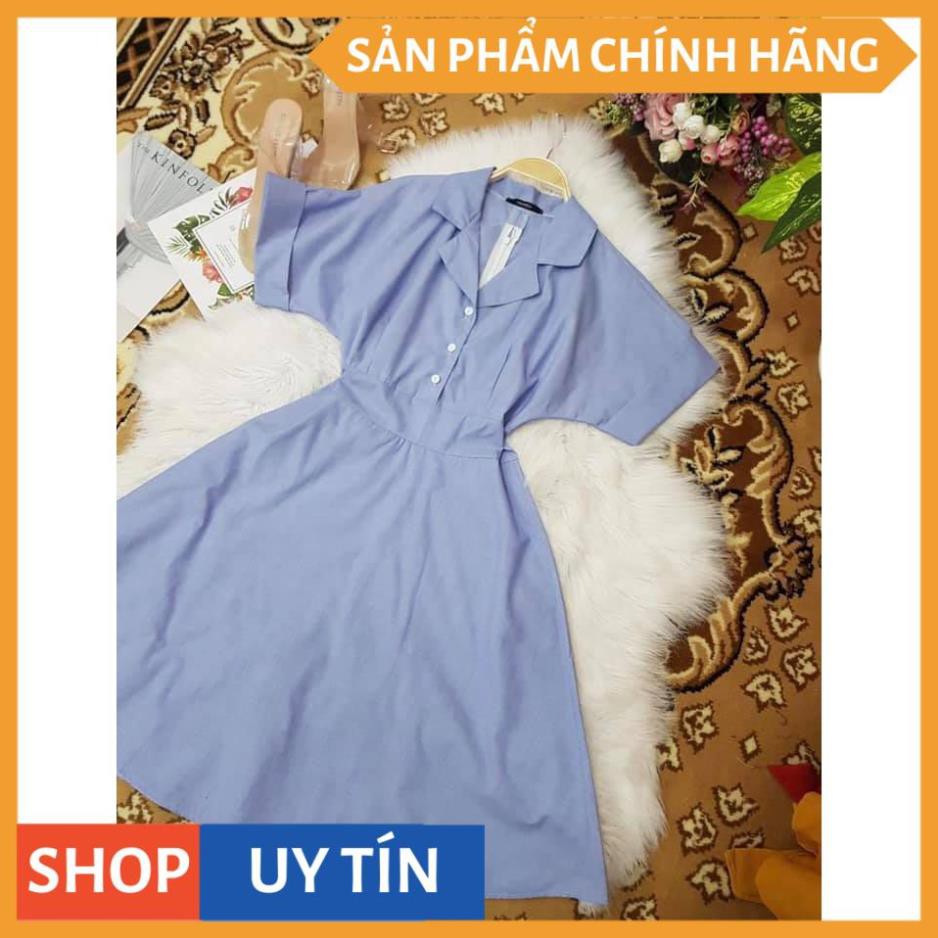 Đầm xoè cổ vest tay ngắn,thiết kế kiểu cổ điển quốc dân dễ thương, xinh đẹp tại Thời Trang VADA (Đ256) | BigBuy360 - bigbuy360.vn