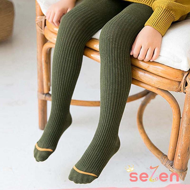 Quần legging 1 màu phong cách thu đông cho bé gái