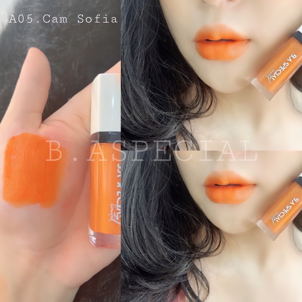 Loa Loa!   Son B.A Special Limited – Son Hữu Cơ Không Chì Siêu Lì – Màu Son Cam Tươi Sáng