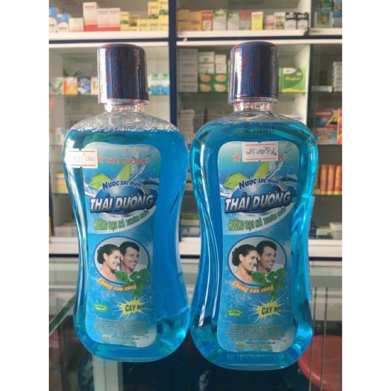 Nước súc miệng Bạc hà Thái Dương 500ml