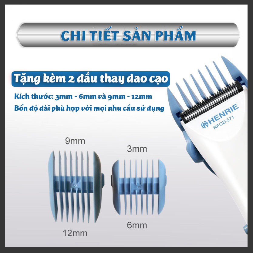 [HÀNG CHÍNH HÃNG] Tông Đơ Cắt Tóc Cho Bé Siêu An Toàn - Công Nghệ Mới Giảm Tiếng Ồn Tuyệt Đối