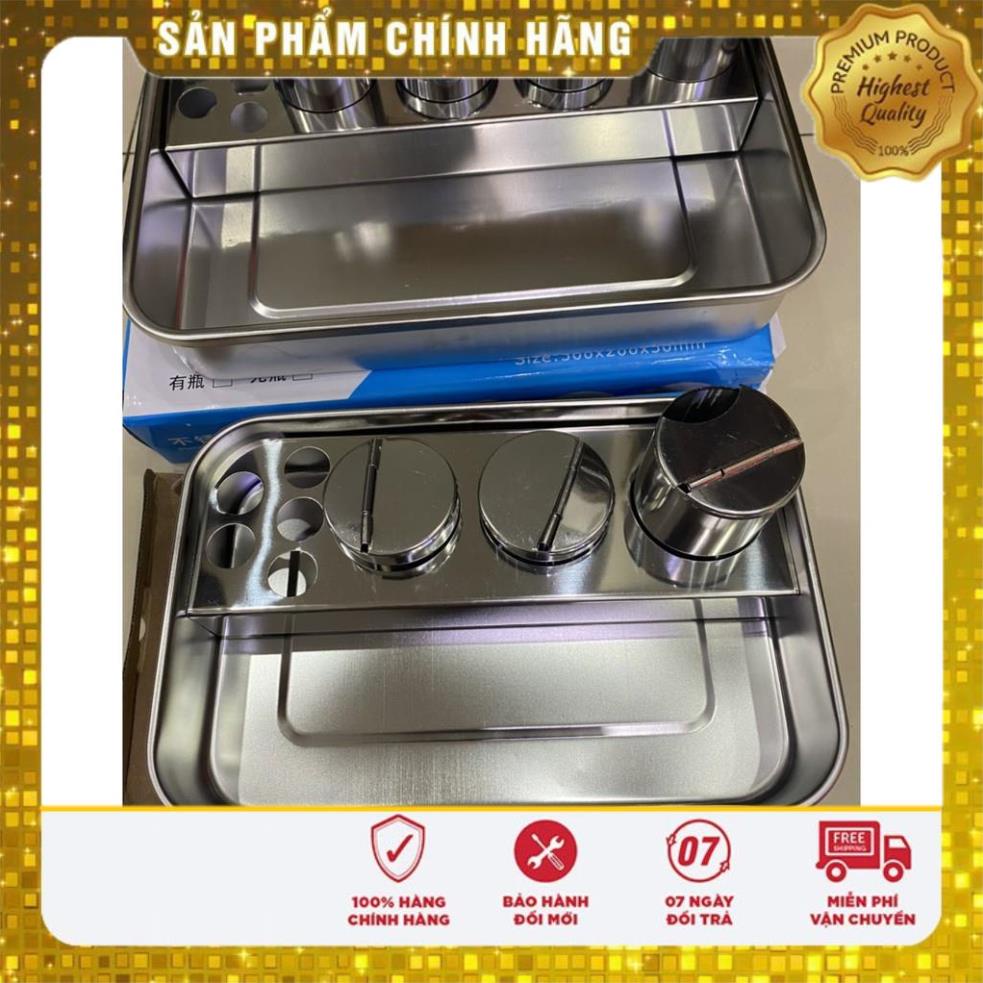 Bộ KHAY INOX ĐA NĂNG SPA - Inox 304 Cao Cấp