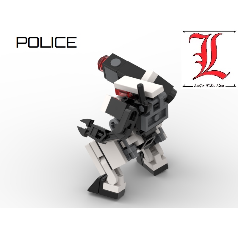 Đồ chơi lắp ráp Moc Mech Robot Police
