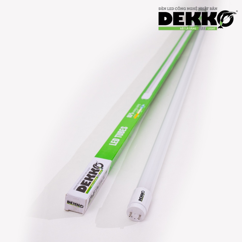 Bóng Đèn tuýp LED, Bóng Đèn dài 18w/1m2 chính hãng Dekko T8 siêu sáng, siêu tiết kiệm điện, bảo hành tận nhà 2 năm