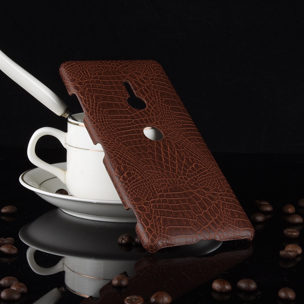 Ốp Điện Thoại Nhựa Cứng Giả Da Cá Sấu Thời Trang Cho Sony Xperia XZ3 XZ2 XZ1 Premium Compact XA2 Plus XA1 Ultra