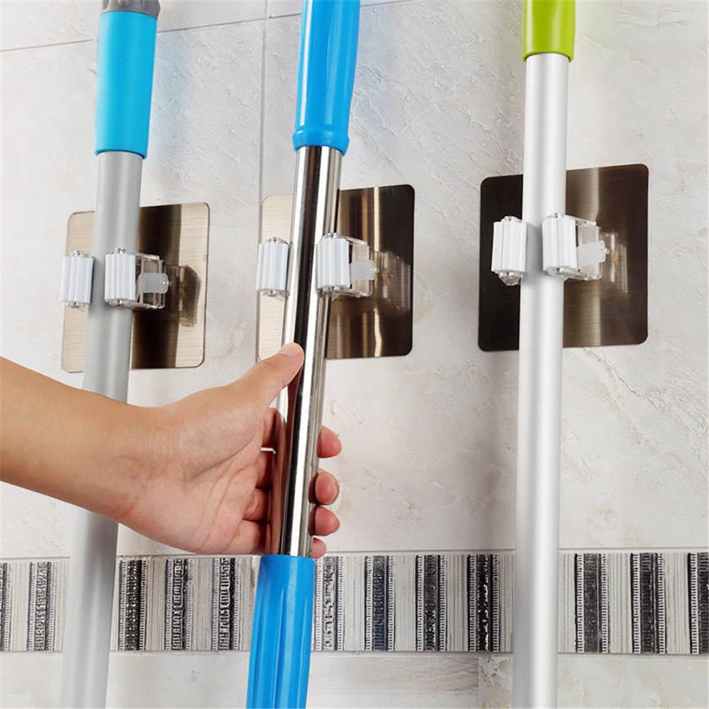 Mioshop mop holder phụ kiện gia dụng treo tường đồ dùng nhà bếp treo tường giá treo đồ