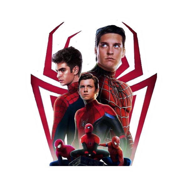 Bộ 25 Hình dán STICKER SPIDER MAN, Nguời nhện, dán laptop, dán xe...