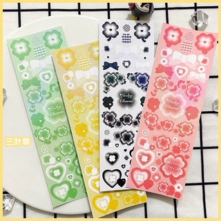 Sticker hoa cỏ _hình dán trang trí card