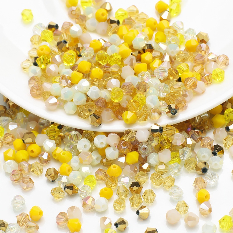 Túi 200 Hạt Pha Lê 4MM Tự Làm Trang Sức Tiện Lợi