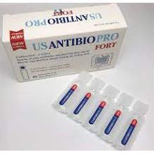 Usantibiopro Fort – Hỗ trợ cân bằng hệ vi sinh đường ruột, giảm rối loạn tiêu hóa (Hộp 20 ống)